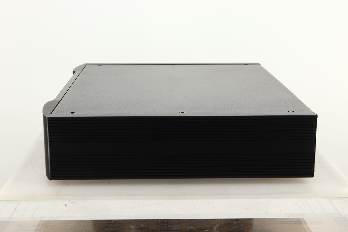 Side view of a used Sim Audio Moon NEO 380D Mind 2 Streamer/DAC in Black finish