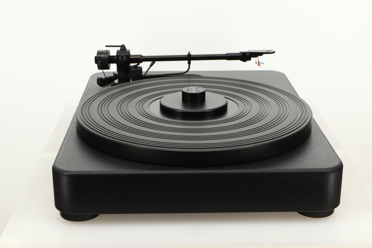 Side view of a used SME Model 6 Turntable with an SME M2-9 Tonearm
