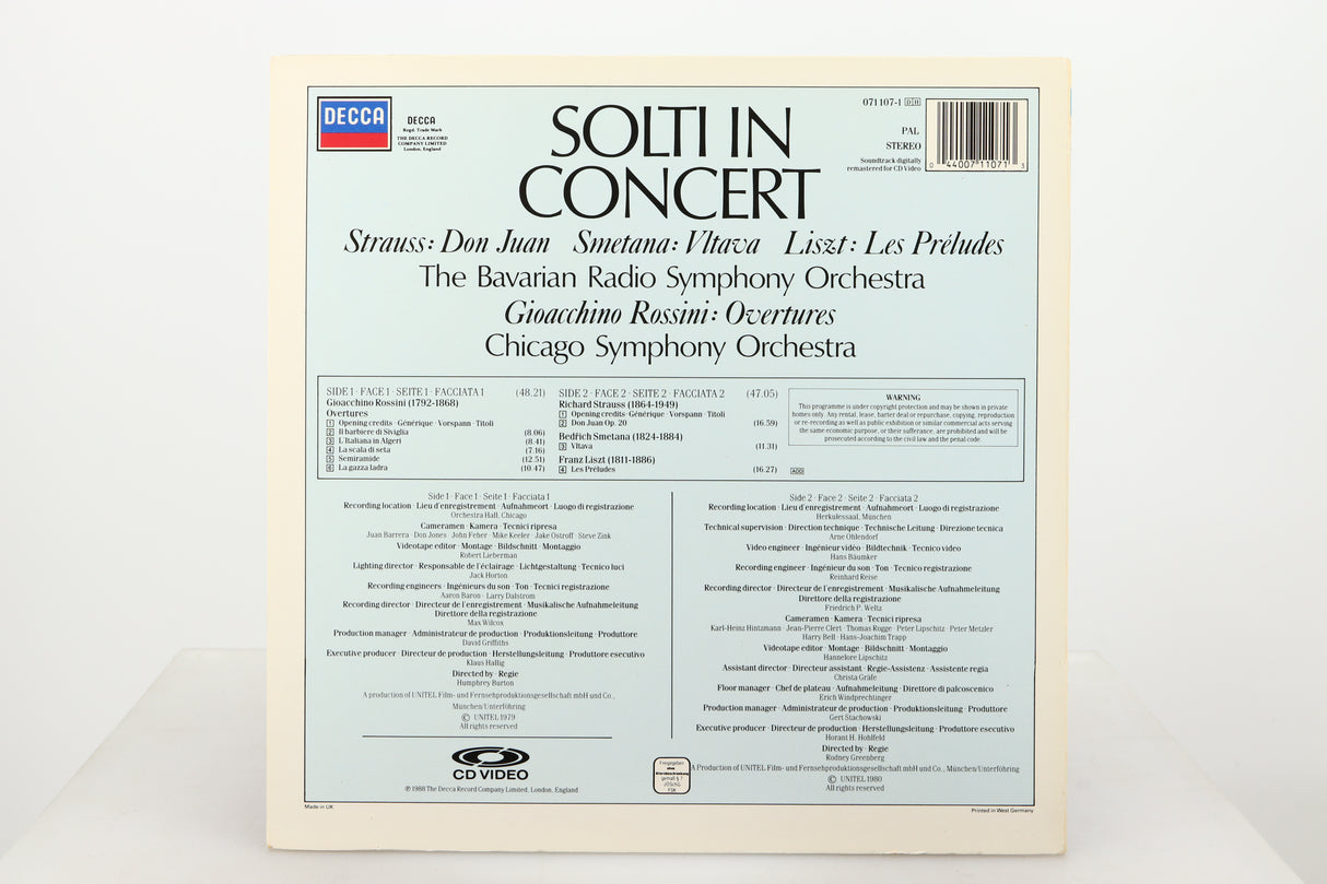 Solti In Concert back