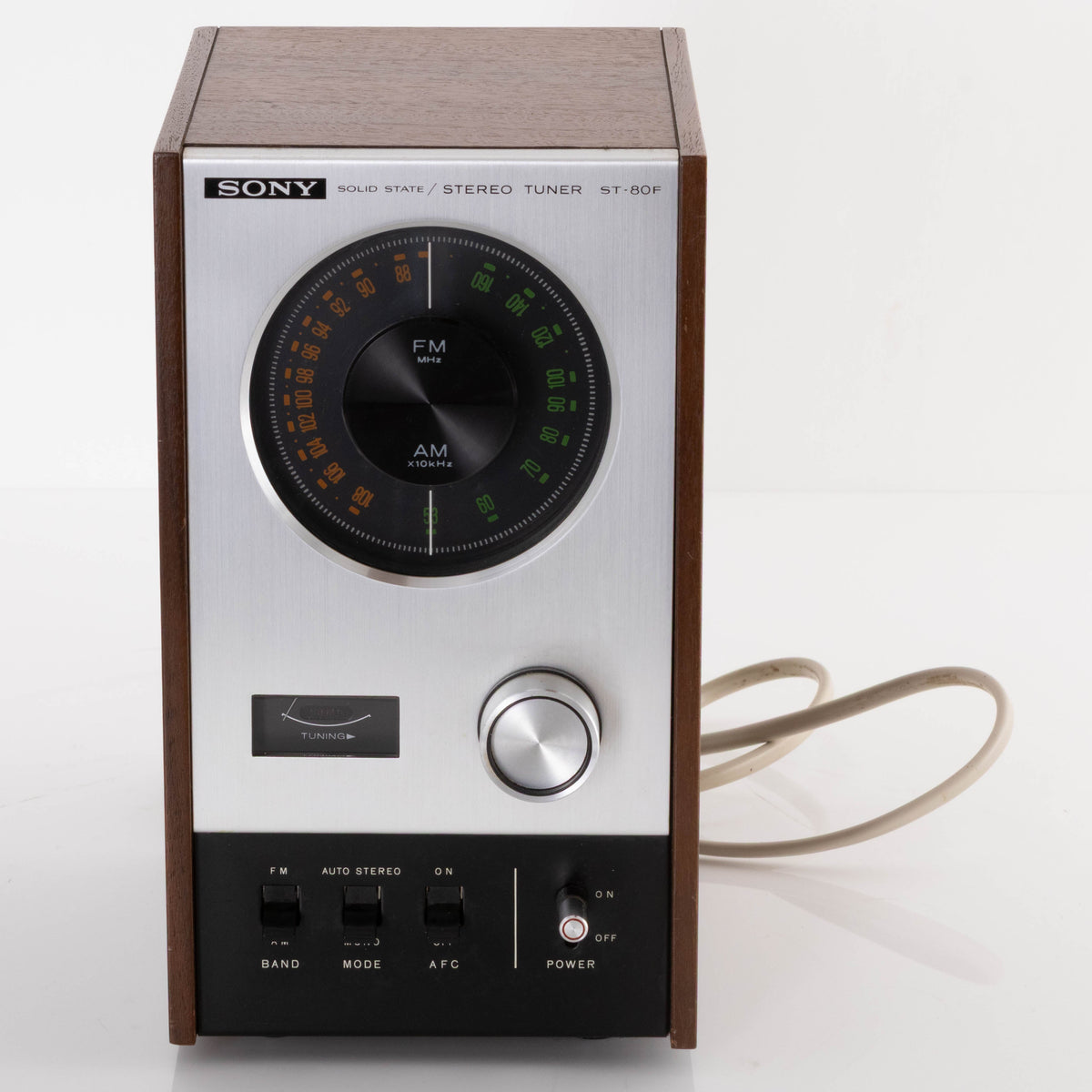 Front view of a used Sony ST-80F Tuner
