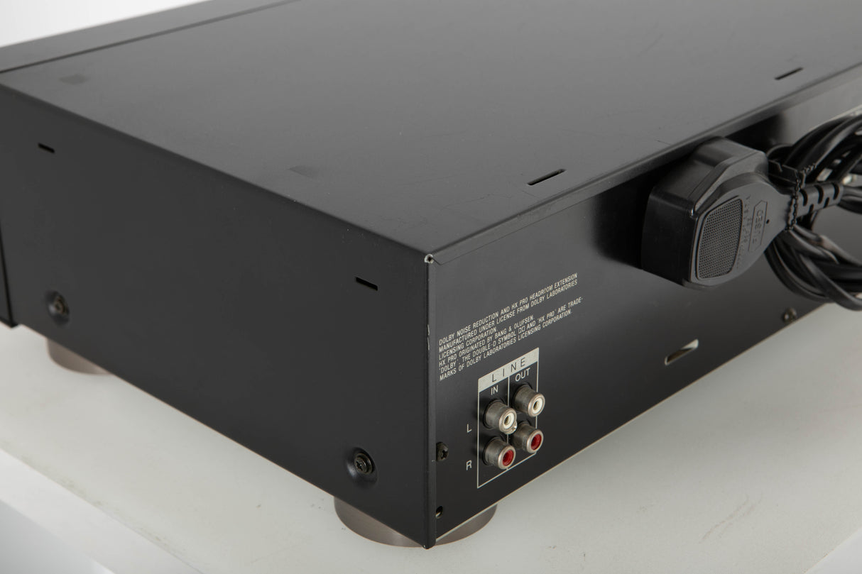 Rear left corner view of a used Sony TC-K5115 Cassette Deck