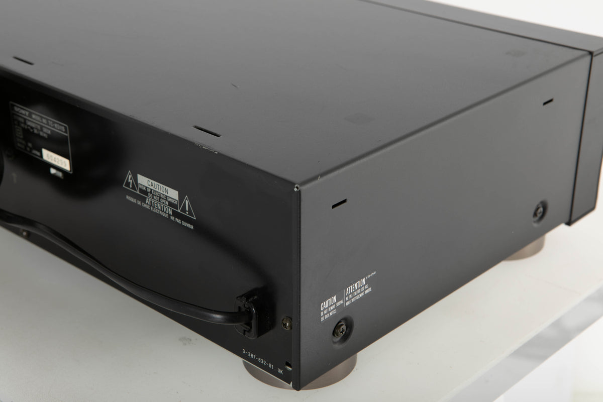 Rear right corner view of a used Sony TC-K5115 Cassette Deck
