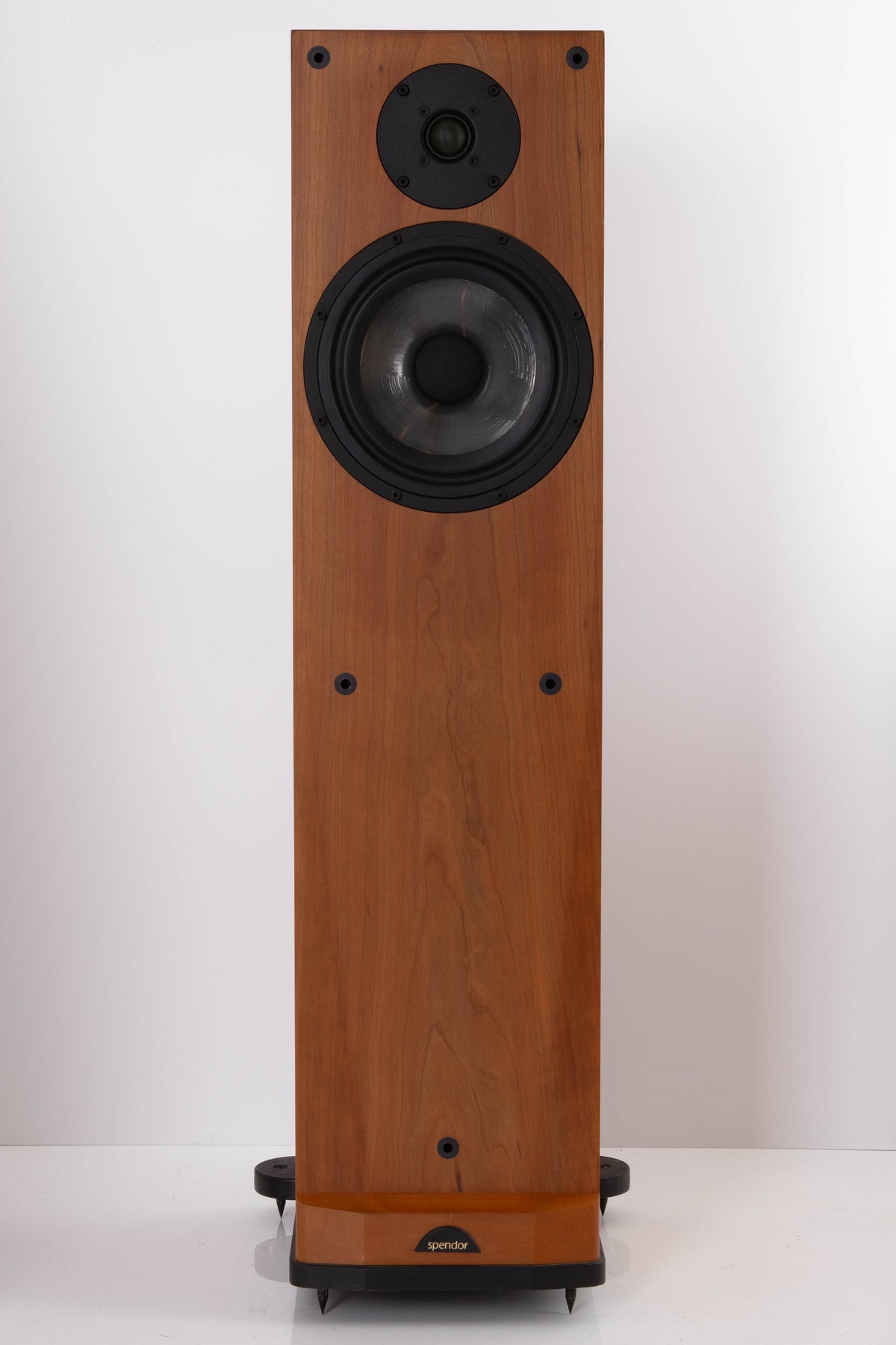 Front view of a used Spendor S8 Floorstanding Speaker in Cherry