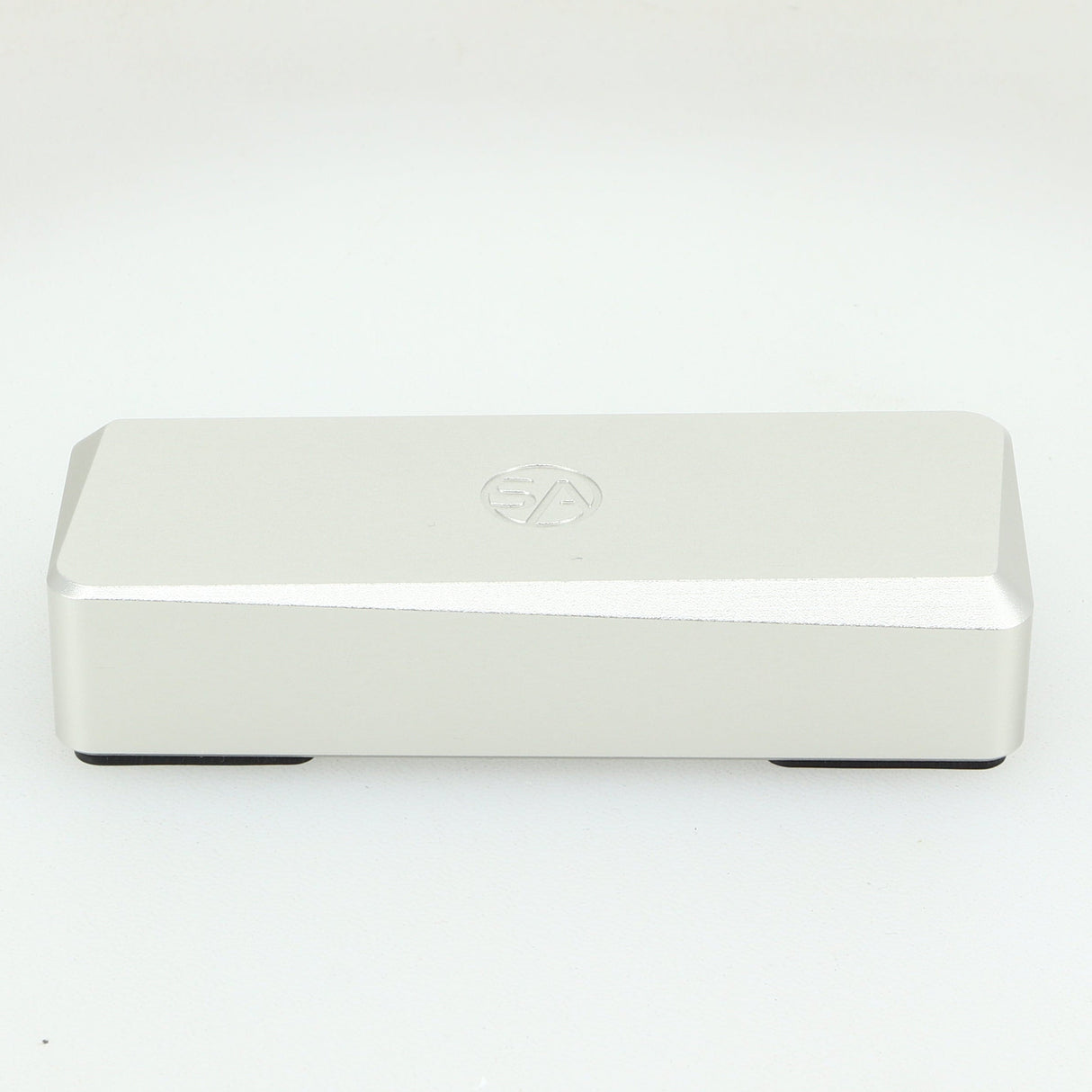 Front view of a used Stack Audio SmoothLAN Network Filter in a silver finish
