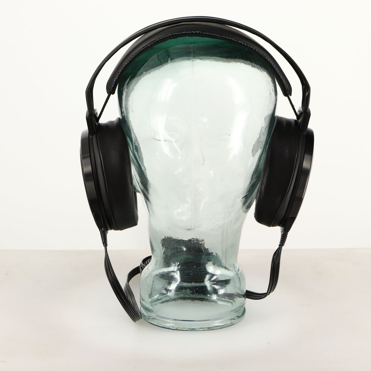 Rear view of used Stax SR-007 MK2 Electrostatic Headphones in a black finish