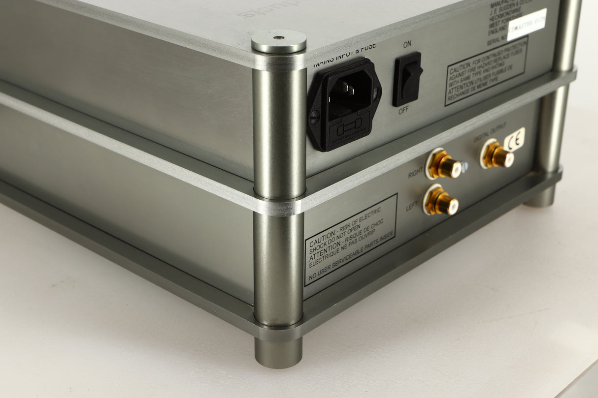 Rear left corner view of a used Sugden Bijou CDMaster CD Player