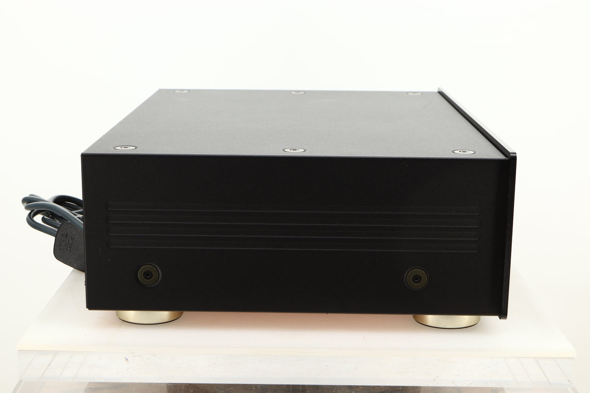 Side view of used Teac VRDS-T1 CD Transport in Black finish
