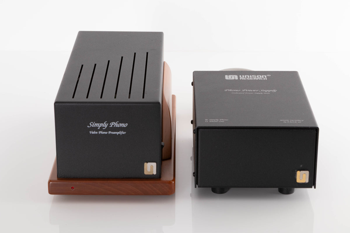 Front view of a used Unison Research Simply Phono Phonostage and Power Supply