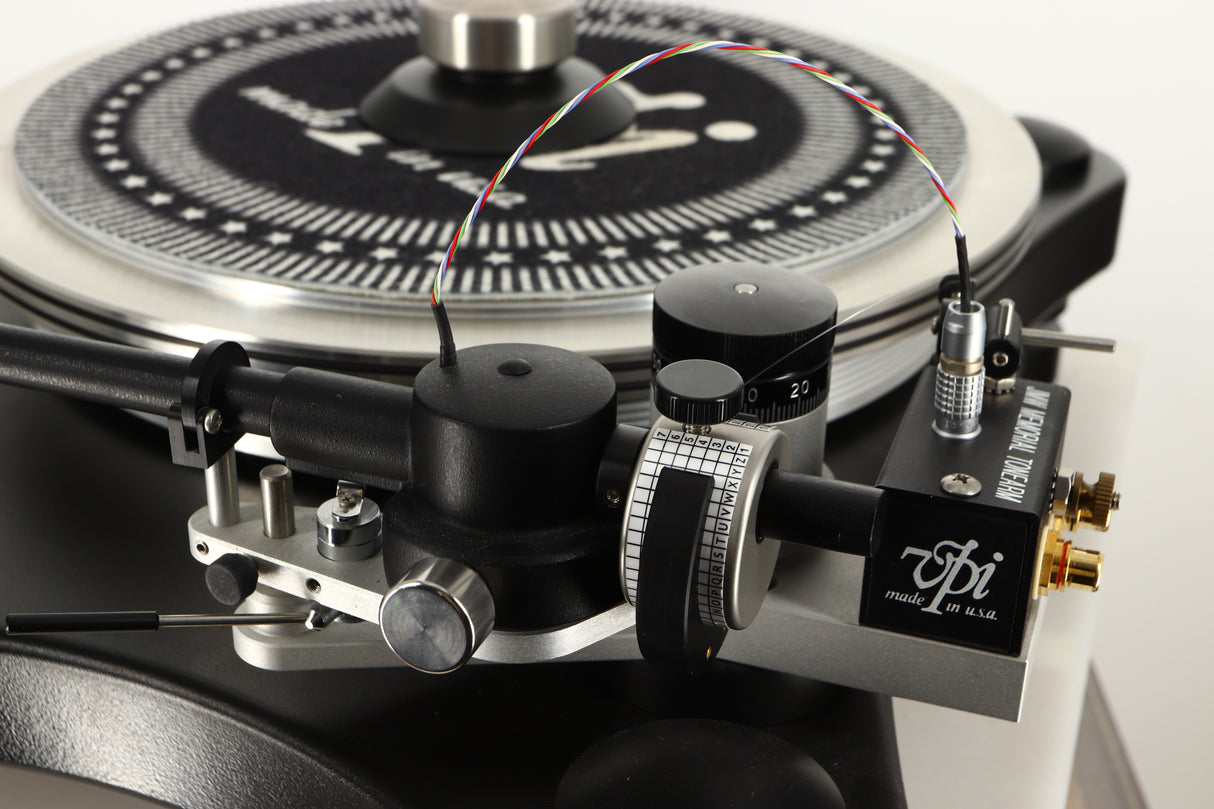 Close up view of a used VPI Prime Turntable
