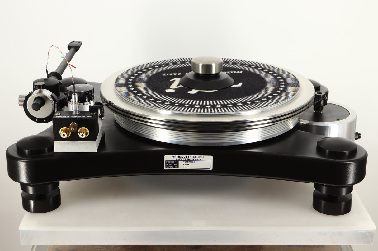Rear view of a used VPI Prime Turntable