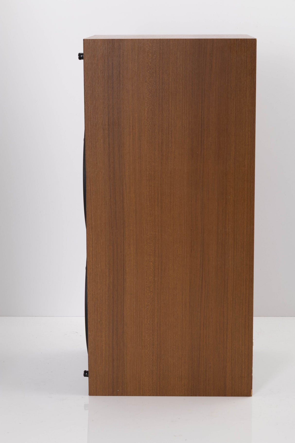 Side view of a used Wharfedale Laser 120 Standmount Speaker in Teak finish
