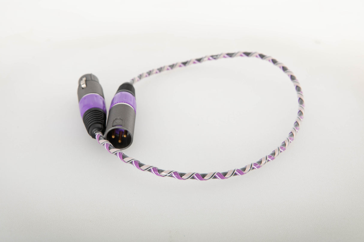 Side view of a used XLO Electric Ultra Plus UP4B AES/EBU 0.5m Balanced Digital Interconnect Cable