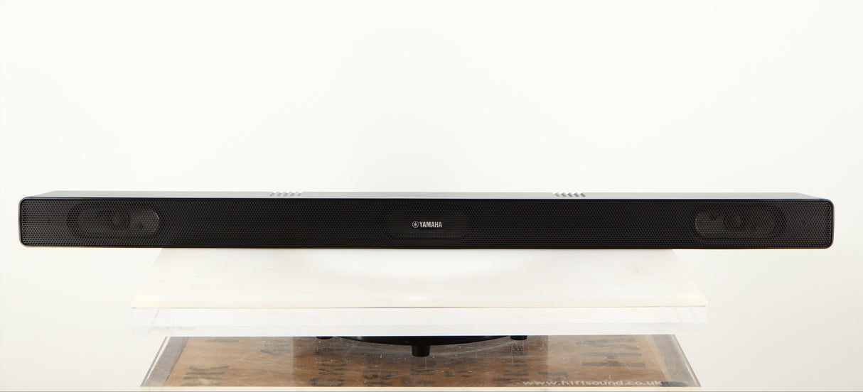 Front view of a used Yamaha YHT-S400 Soundbar in a black finish