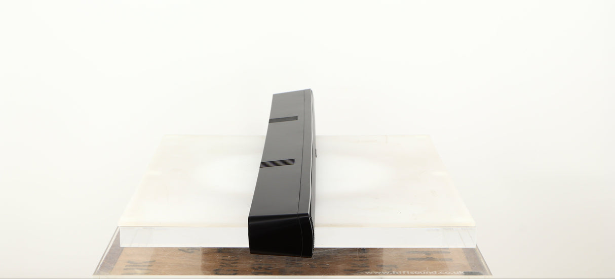 Left side view of a used Yamaha YHT-S400 Soundbar in a black finish
