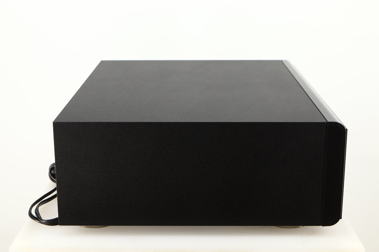 Left side view of a used Yamaha SR-300 Integrated Receiver in a black finish