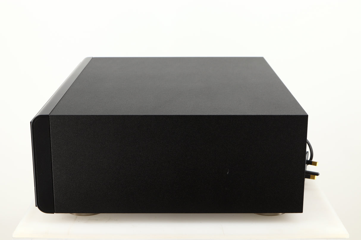 Right side view of a used Yamaha SR-300 Integrated Receiver in a black finish