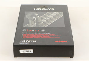 Box for a used Audioquest NRG-Y3 Mains Cable 2.0m