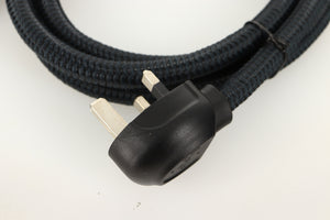 Close up of a used Audioquest NRG-Y3 Mains Cable 2.0m showing plug