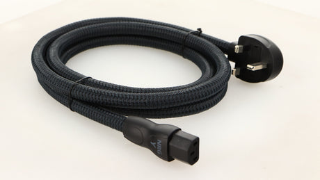 Front left angle of a used Audioquest NRG-Y3 Mains Cable 2.0m 