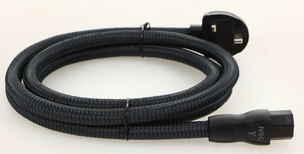 Left side view of a used Audioquest NRG-Y3 Mains Cable 2.0m 