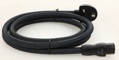 Left side view of a used Audioquest NRG-Y3 Mains Cable 2.0m 