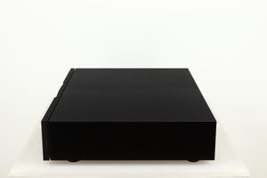 Right side view of a used Naim CD555PS DR Power Supply in a black finish