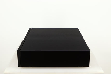 Right side view of a used Naim CD555PS DR Power Supply in a black finish