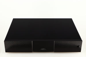 Top of a used Naim CD555PS DR Power Supply in a black finish