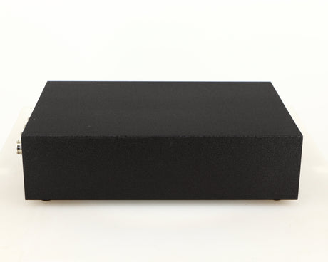 Left side view of a used Naim Hicap Power Supply in a black finish