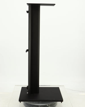 Left side of a used Q Acoustics 3000 Series Speaker Stands (3010) in a black finish