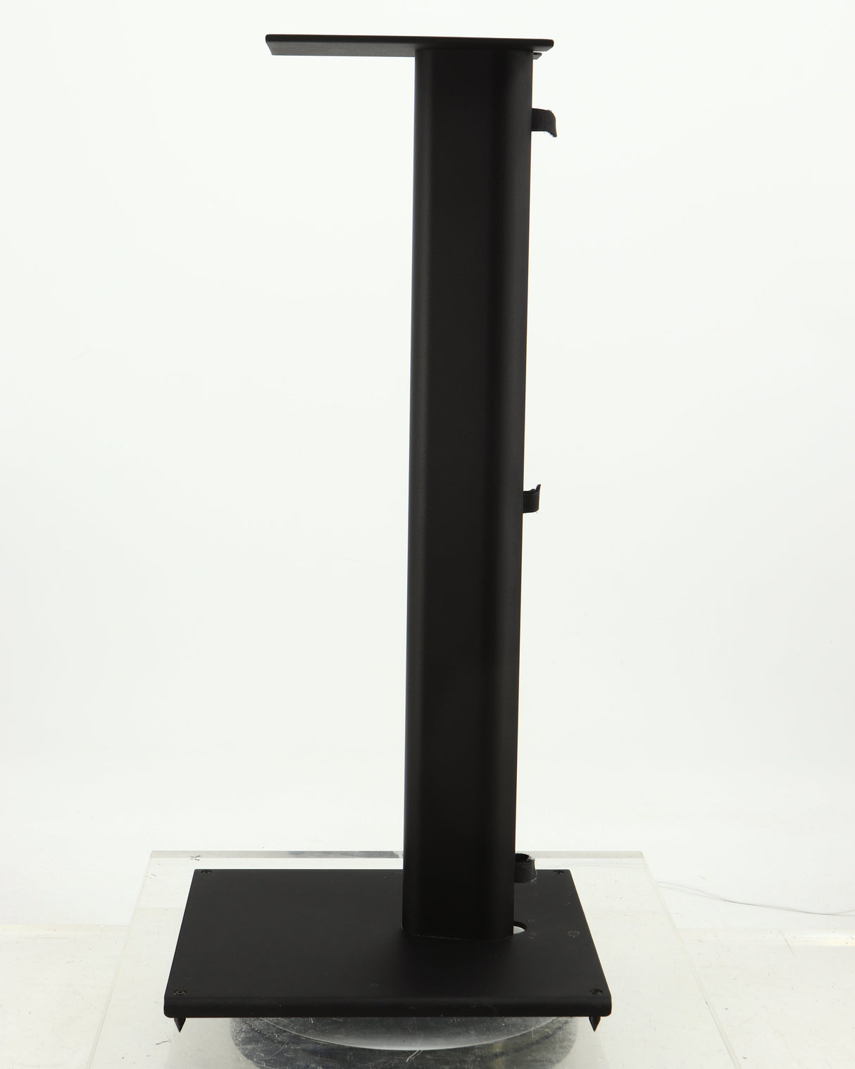 Right side view of a used Q Acoustics 3000 Series Speaker Stands (3010) in a black finish