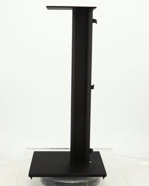 Right side view of a used Q Acoustics 3000 Series Speaker Stands (3010) in a black finish