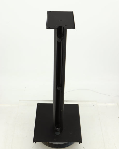 Top of a used Q Acoustics 3000 Series Speaker Stands (3010) in a black finish showing rear