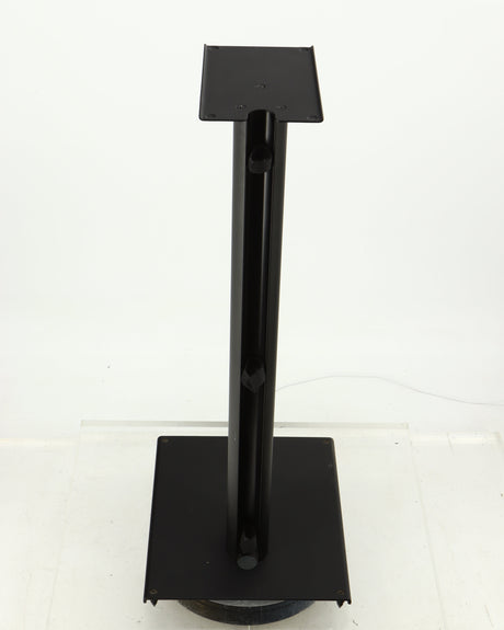 Top of a used Q Acoustics 3000 Series Speaker Stands (3010) in a black finish showing rear