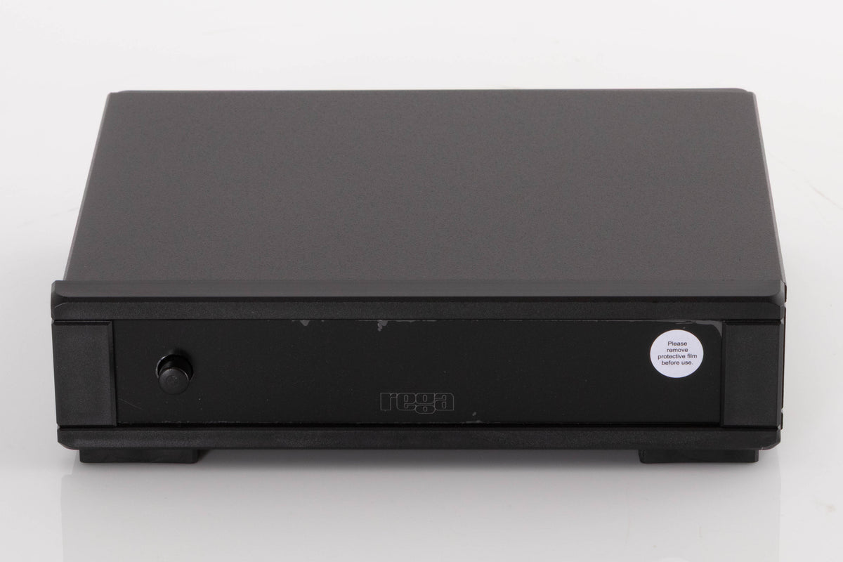 Front view of a used Rega FONO MM MK5 Phonostage in a Black finish