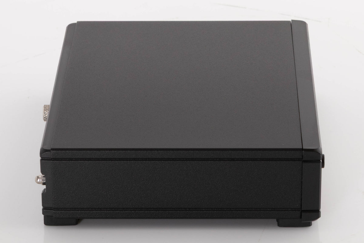 Left side view of a used Rega FONO MM MK5 Phonostage in a Black finish