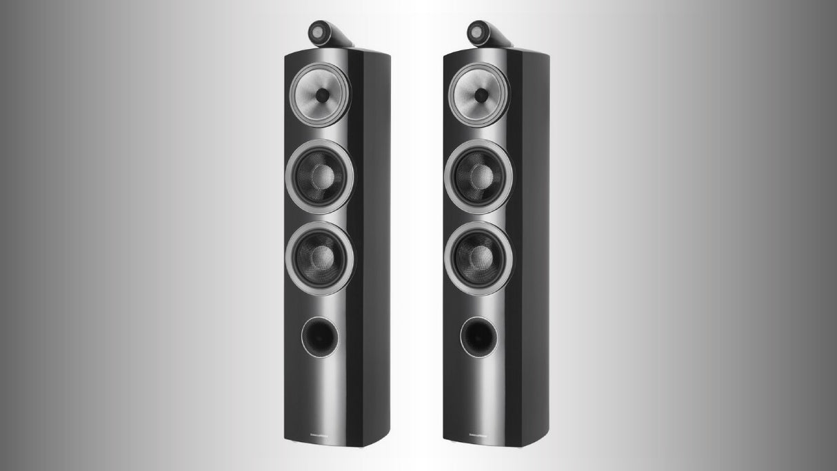 B&W 804 D3 Floorstanding Speakers - Gloss Black