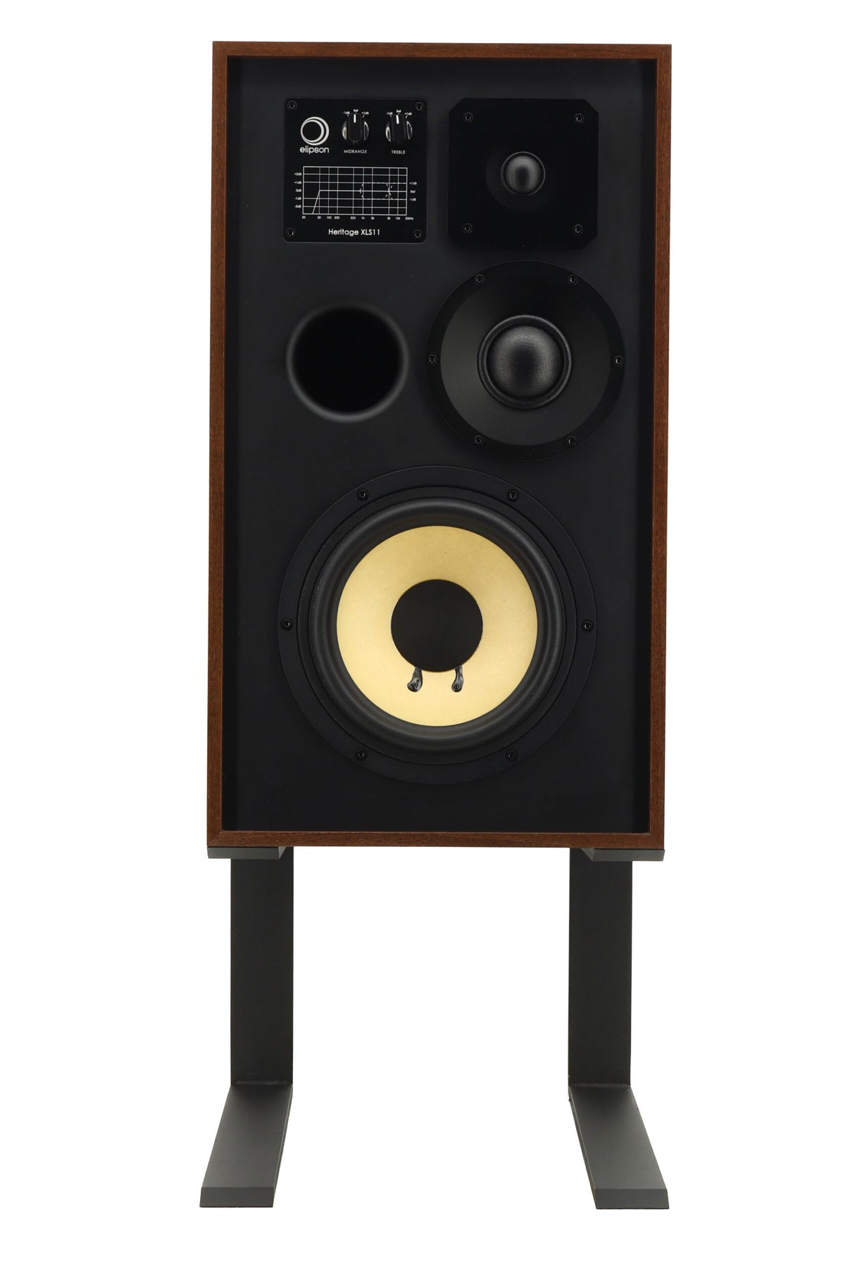 Elipson Heritage XLS 11 Loudspeakers & Stands - Walnut