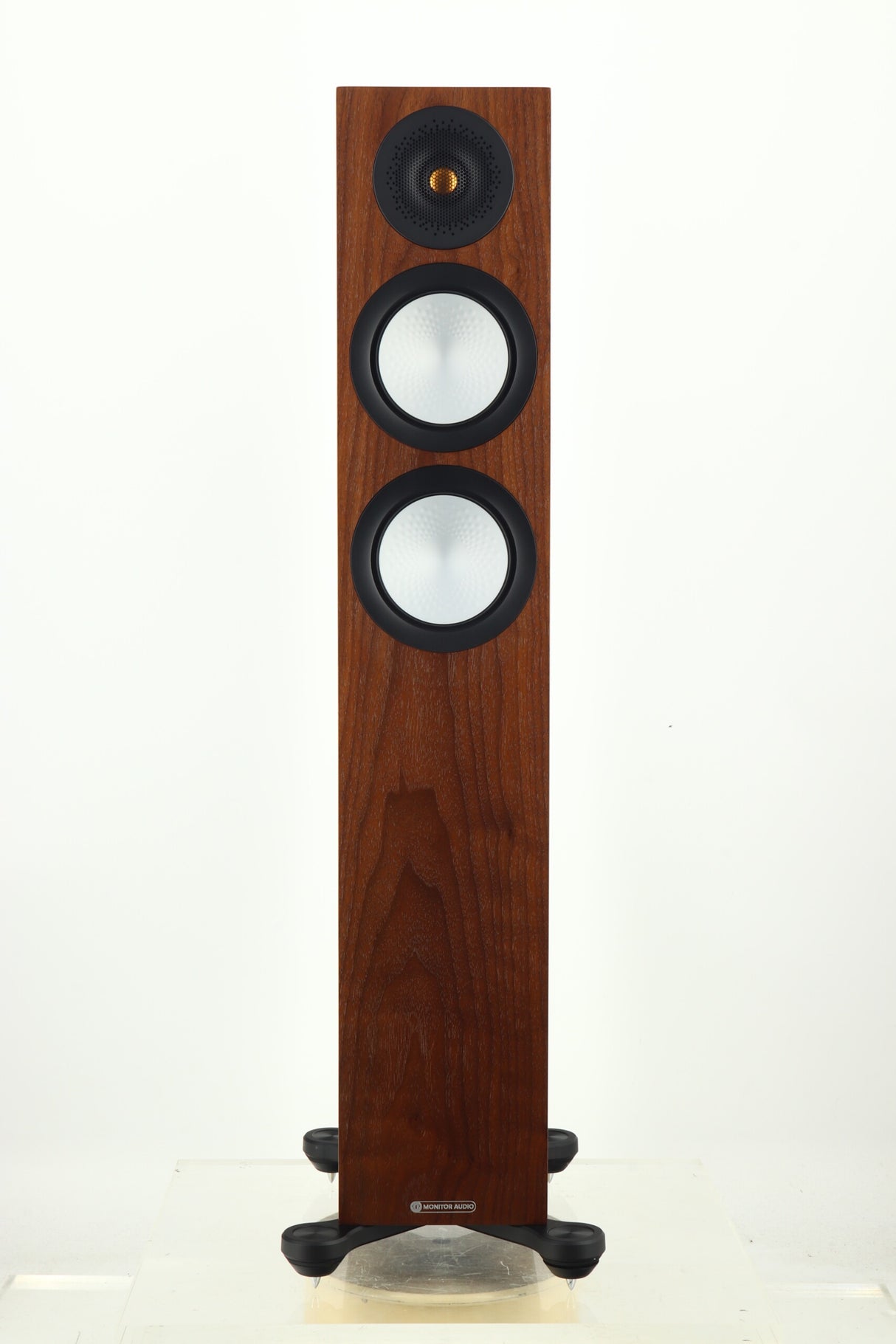 Monitor Audio Silver 200 7G Floorstanding Speakers - Natural Walnut