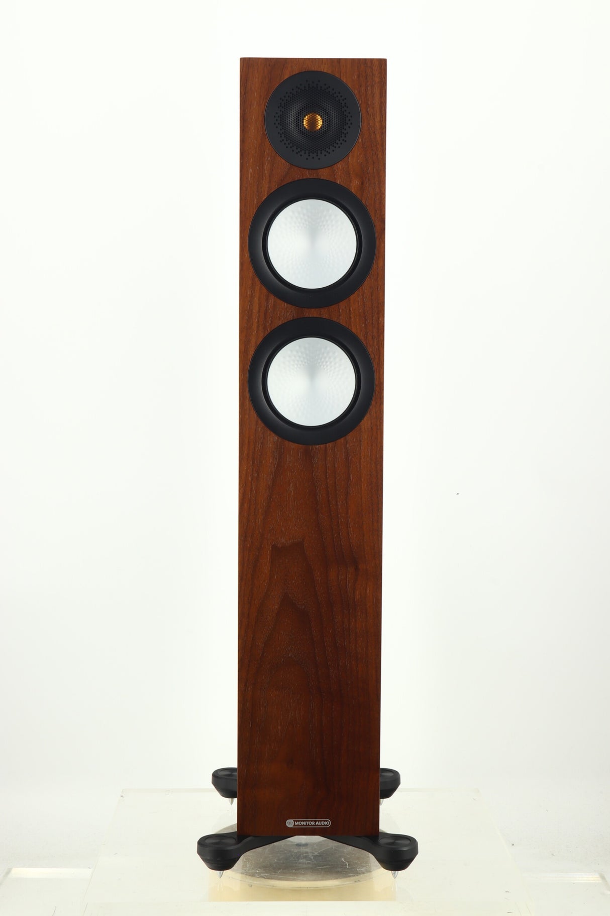 Monitor Audio Silver 200 7G Floorstanding Speakers - Natural Walnut