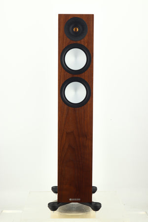 Monitor Audio Silver 200 7G Floorstanding Speakers - Natural Walnut