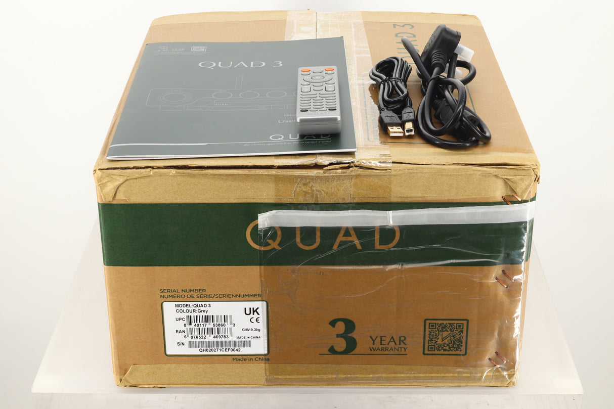 Quad 3 Integrated Amplifier - Grey