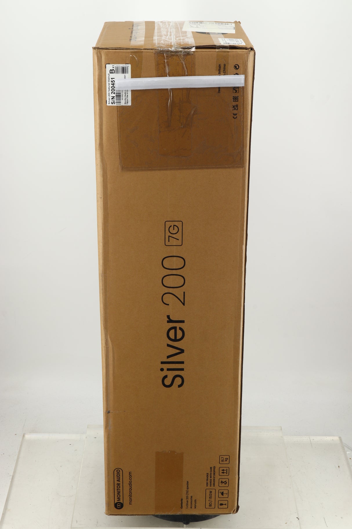 Monitor Audio Silver 200 7G Floorstanding Speakers - Walnut