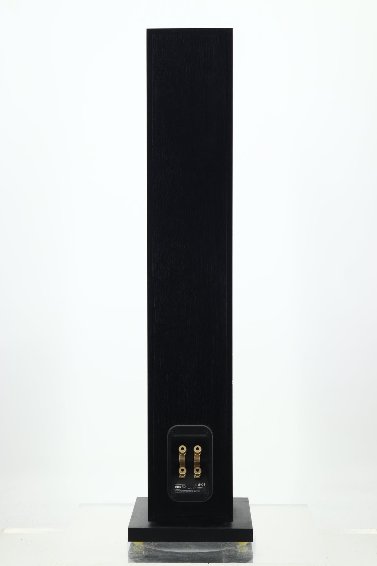 B&W 684 S2 Floorstanding Speakers - Black Ash