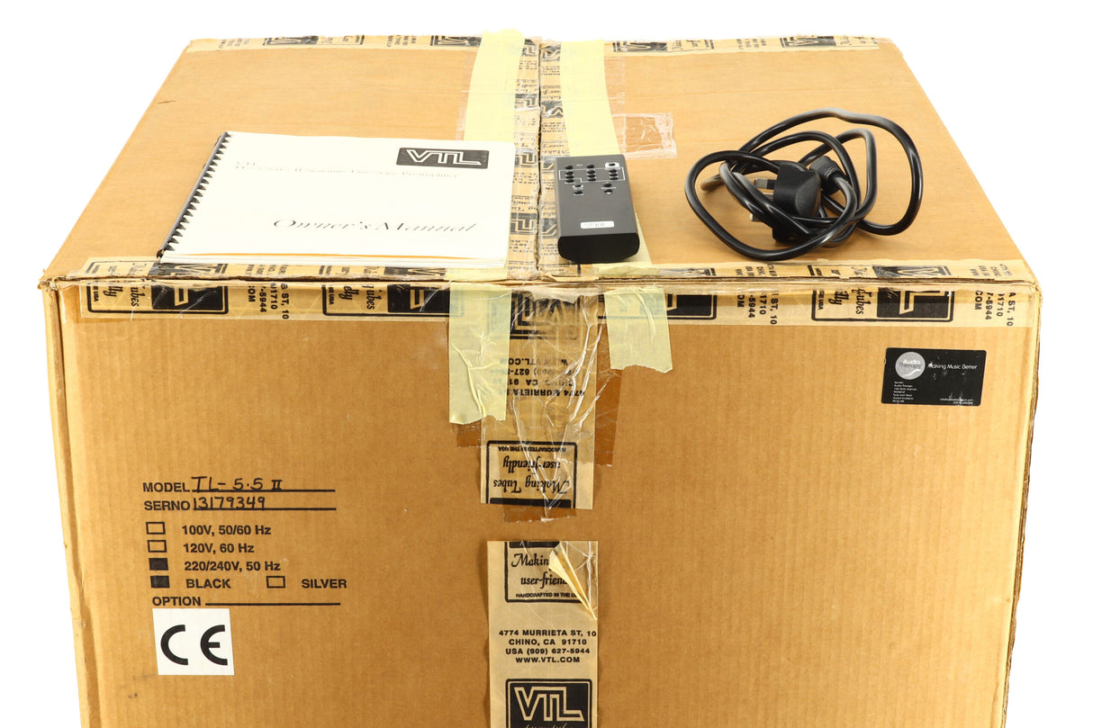 VTL TL5.5 Series 2 Signature Pre Amplifier - Black