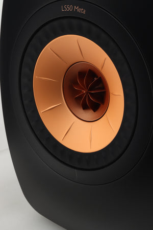 KEF LS50 Meta Standmount Speakers - Carbon Black