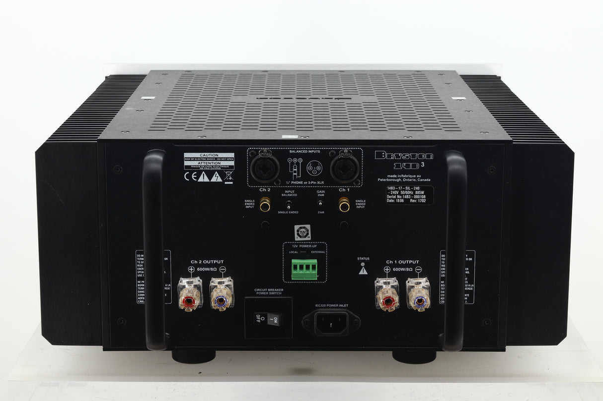 Bryston  14B³ Power Amplifier - Silver