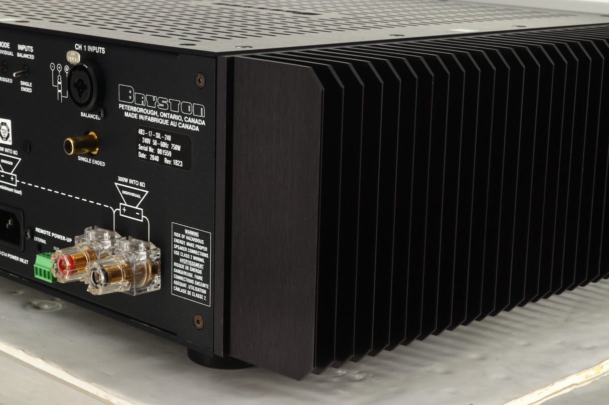 Bryston 4B³ Power Amplifier - Silver