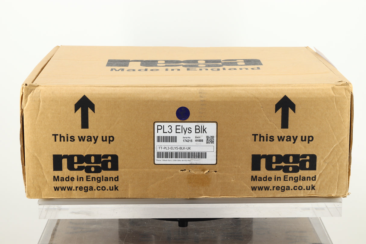 Rega Planar 3 Turntable - Black / Elys 2 Cartridge