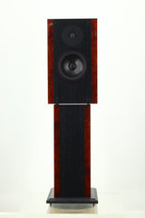 Heybrook Quartet Loudspeakers - Black/Walnut & Stands